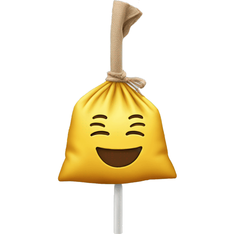 a bag on a stick emoji