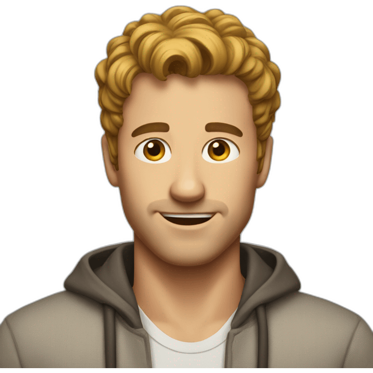 a guy having an headhache emoji