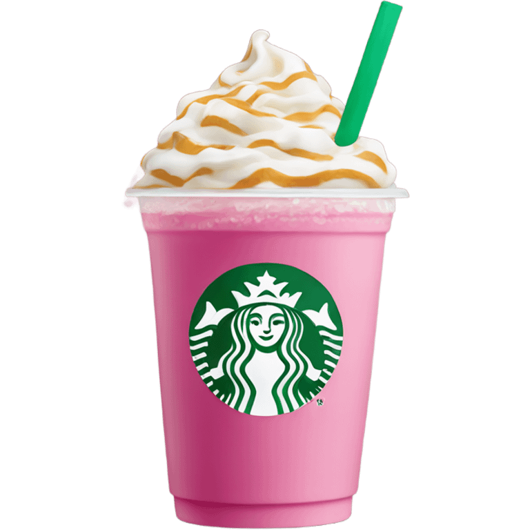 Starbucks pink drink emoji