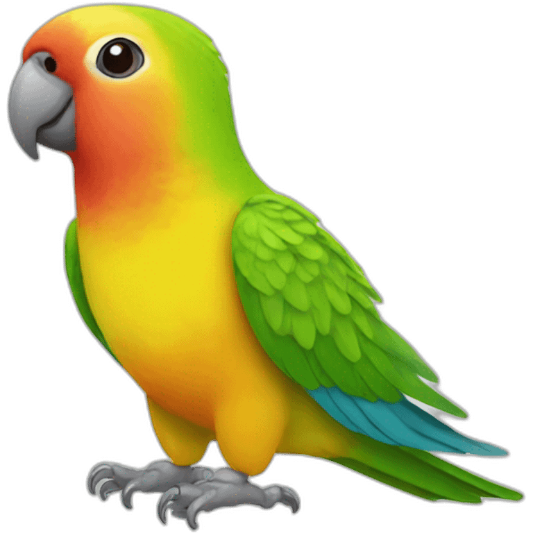 Parrot lovebird emoji