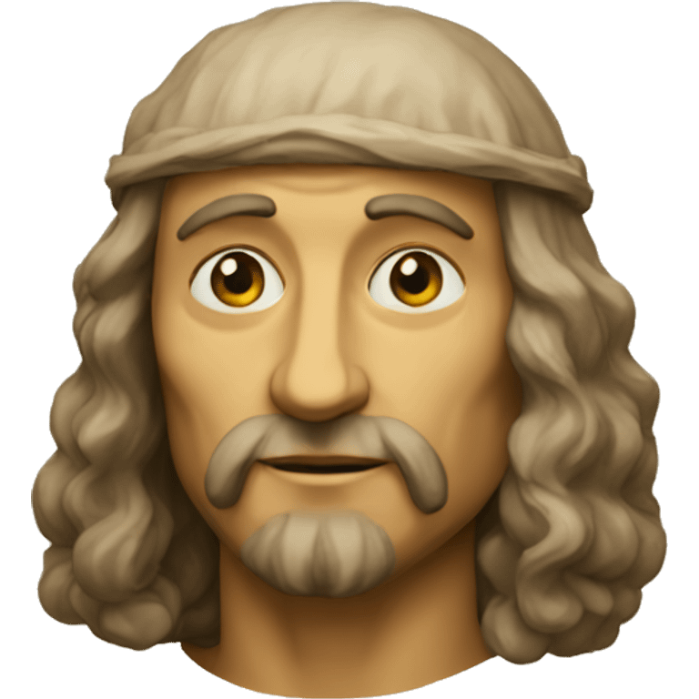 Leonardo daVinci emoji