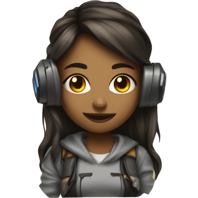 Gamer girl emoji