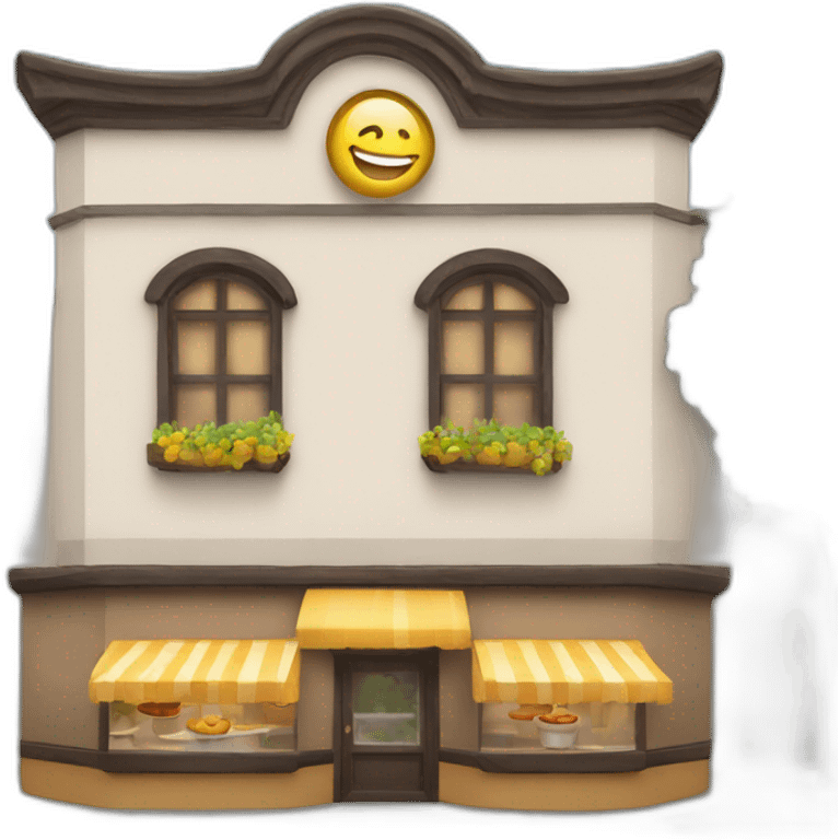 Smile restaurant emoji