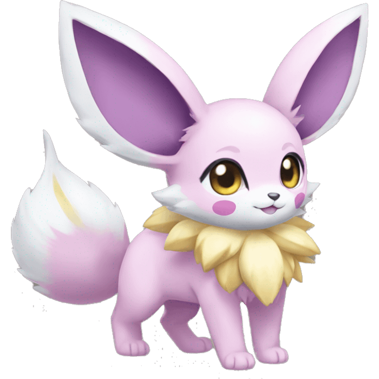 Kawaii Eeveelution-Cute-Pokémon-fusion full body emoji