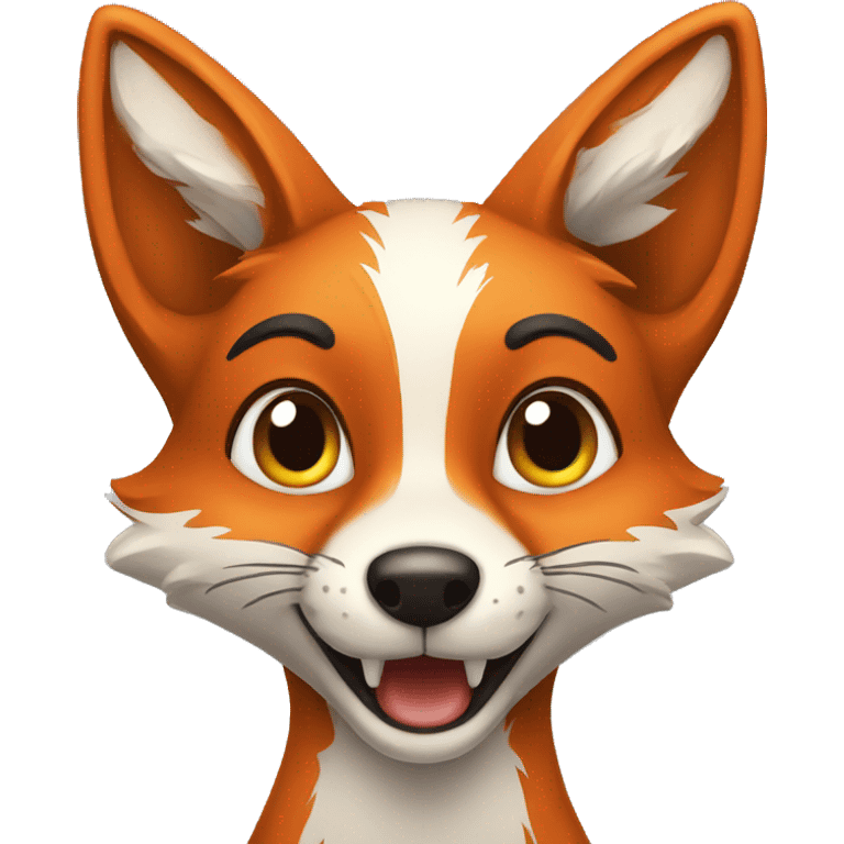 mischievous fox emoji