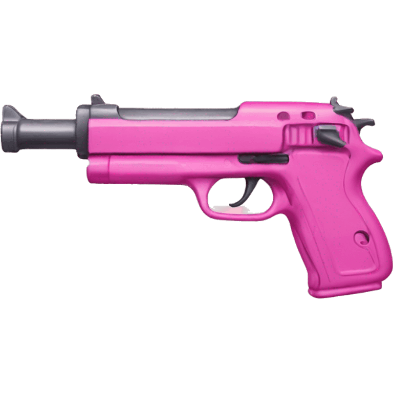 pink gun emoji