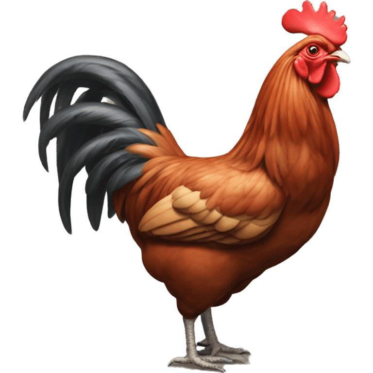 Coq malin emoji