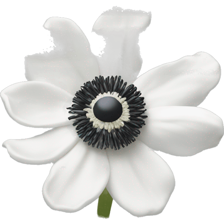 white anemone flower emoji