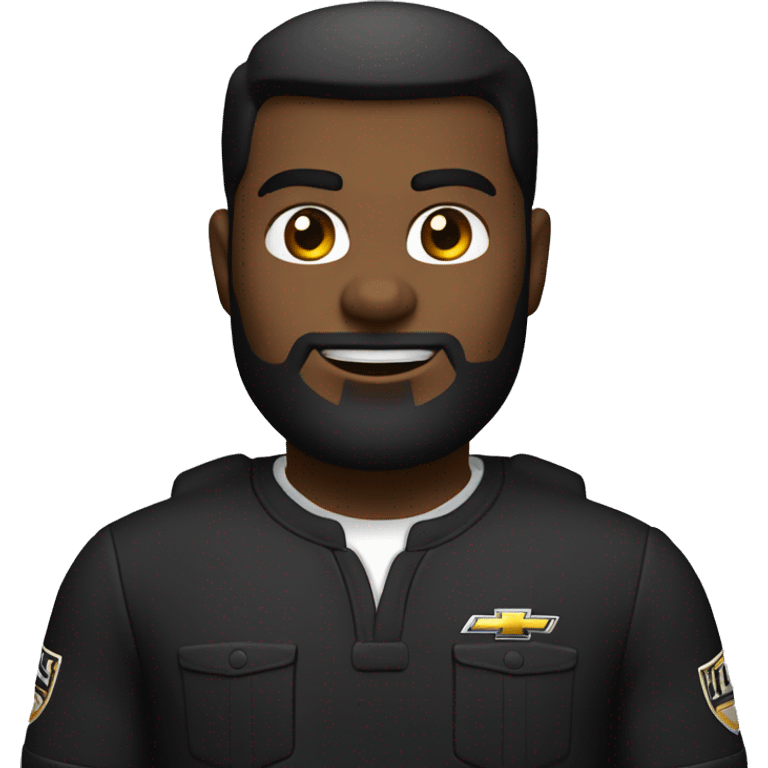 Black 2020 Chevy Tahoe Front view emoji