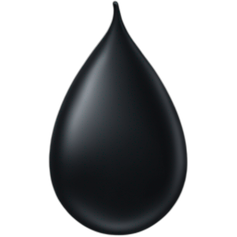 Black drop emoji