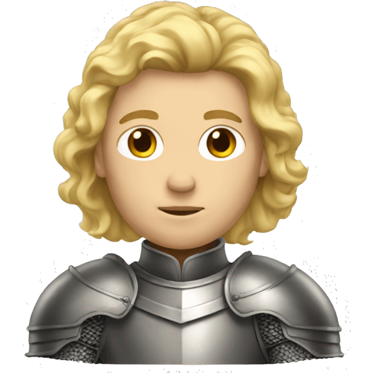 knight large blond hair emoji