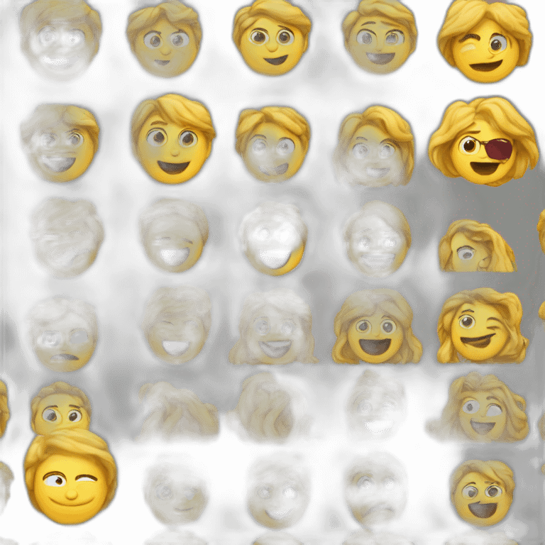 Emojis qui sourit mais en regardant mal emoji