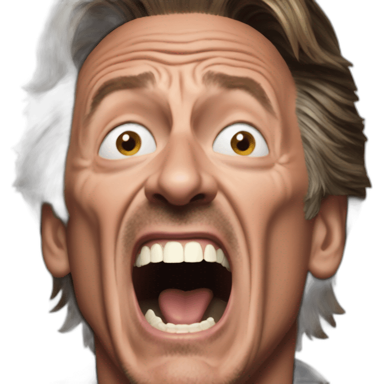 screaming sean penn emoji