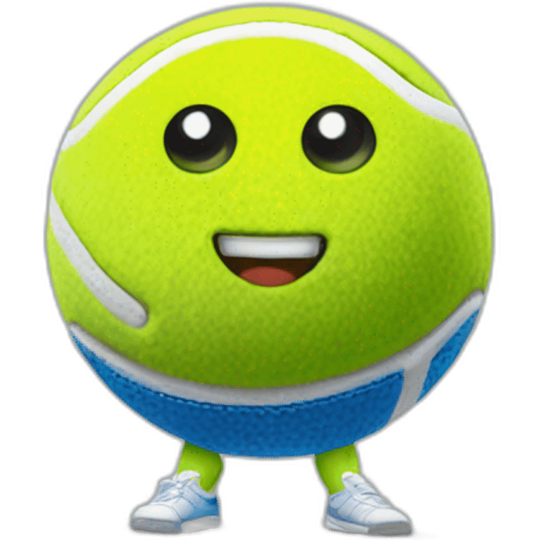 tennis ball wearing shorts emoji