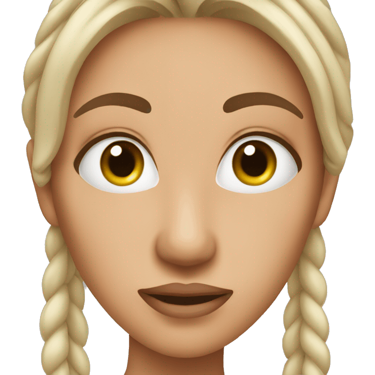 Women with pimple emoji