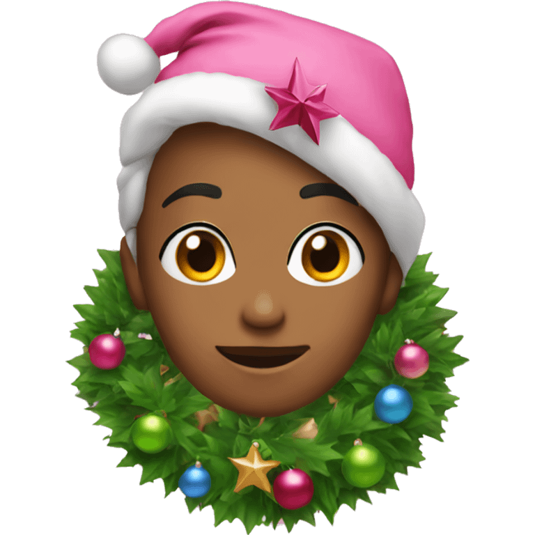 Pink Christmas  emoji