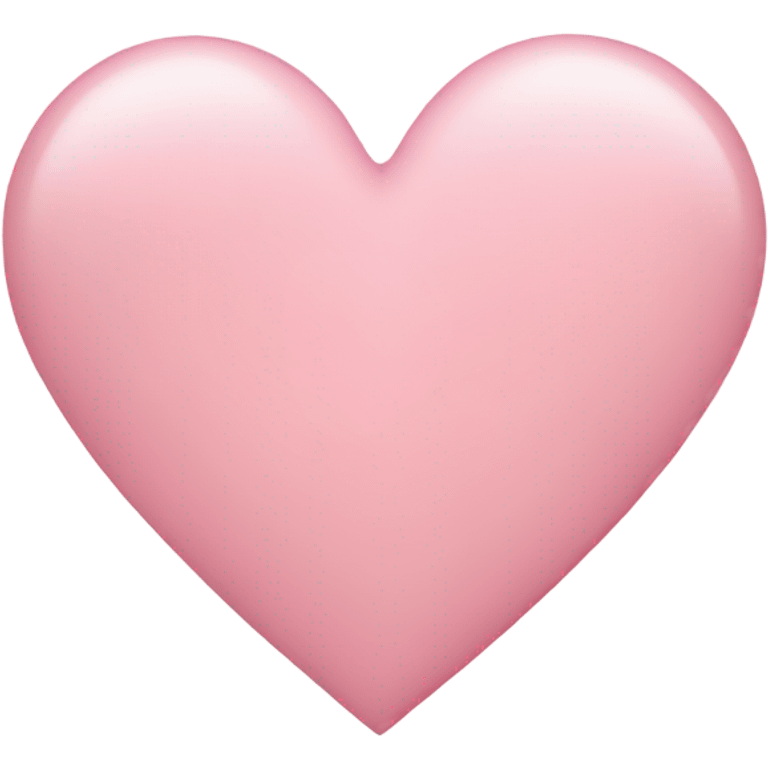 light pink heart emoji