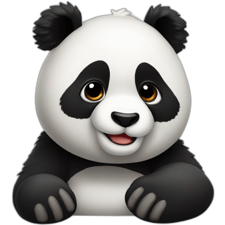 panda malvado emoji