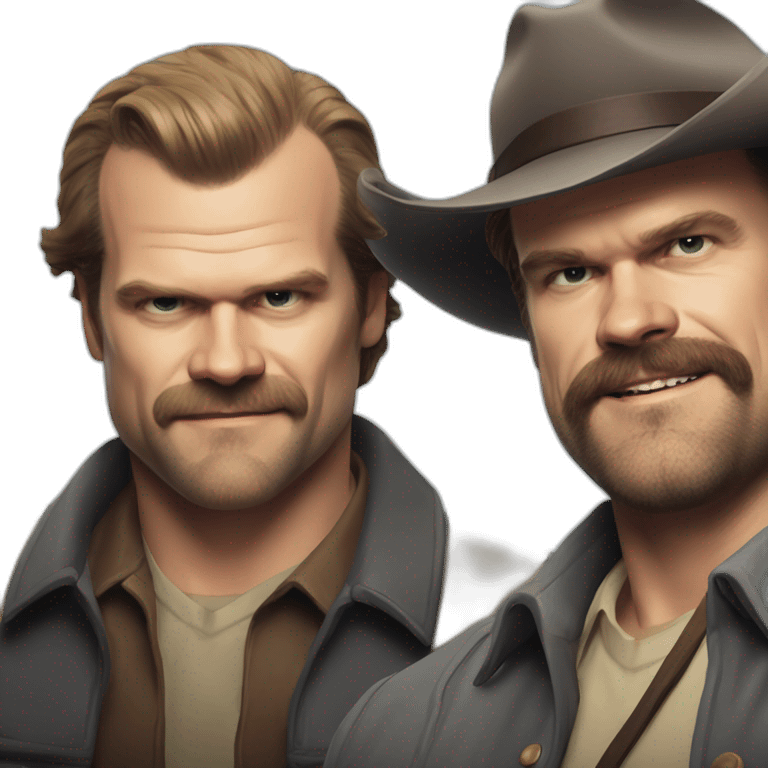 Jim Hopper David harbour smiling emoji