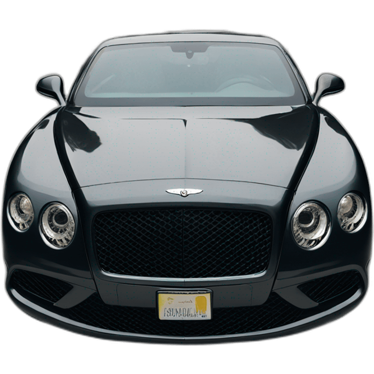 Bentley car black emoji