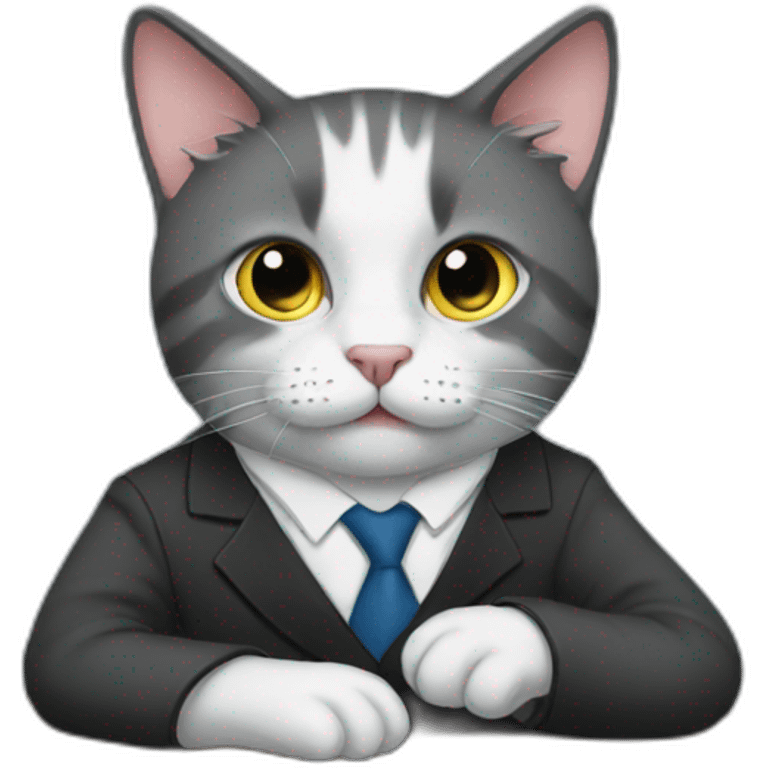 cat lawyer emoji