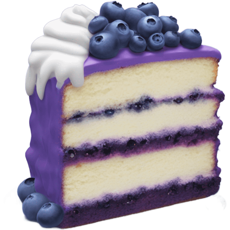 Blueberry  cake emoji