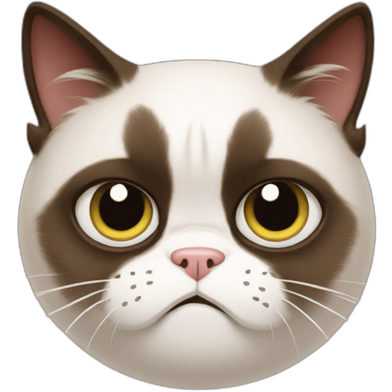 Grumpy cat emoji