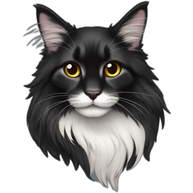 black main coon emoji