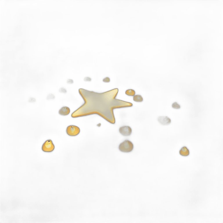 magic star drawn on the ground with candles emoji