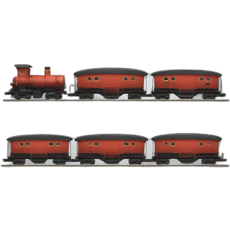 train with wagons emoji