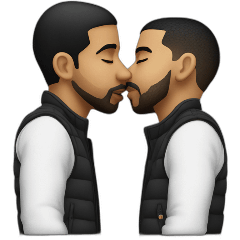 drake kissing drake emoji