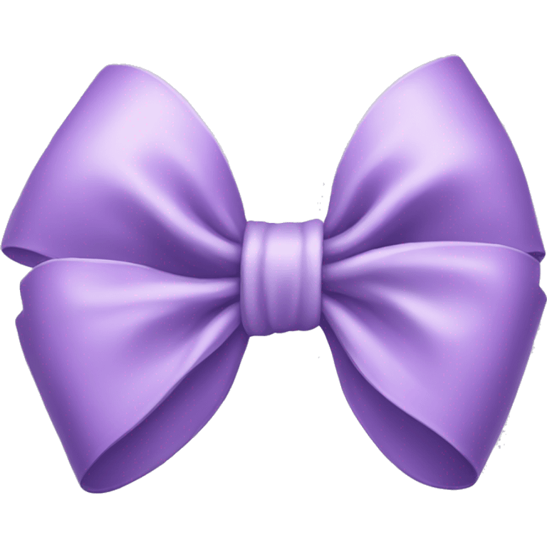 Lilac bow emoji