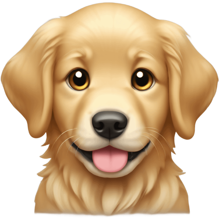 Golden Retriever puppy emoji