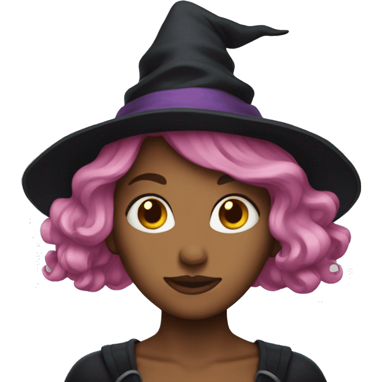 Witch cherry hair emoji