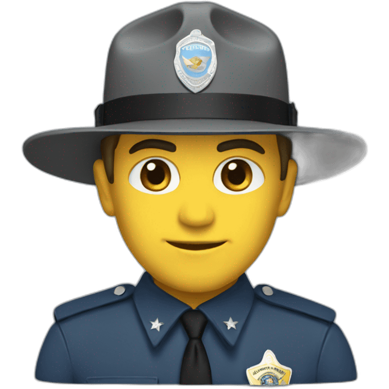 Washington state trooper blue emoji