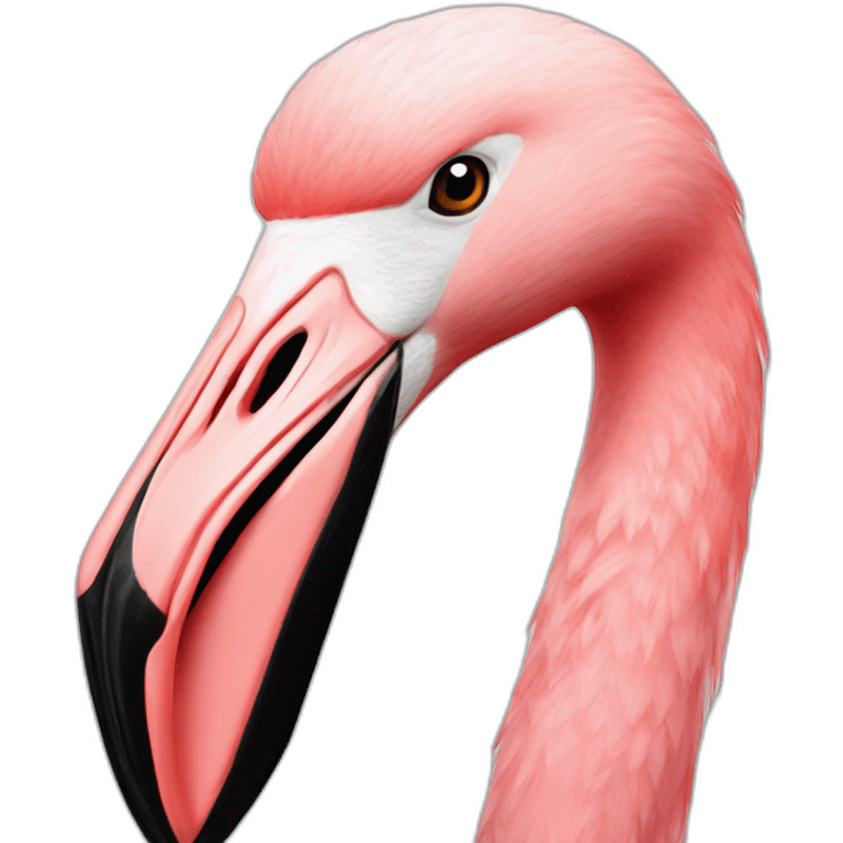 flamingo face emoji