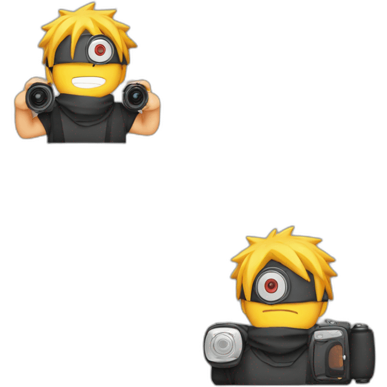 naruto uzumaki with a camera in his hand emoji