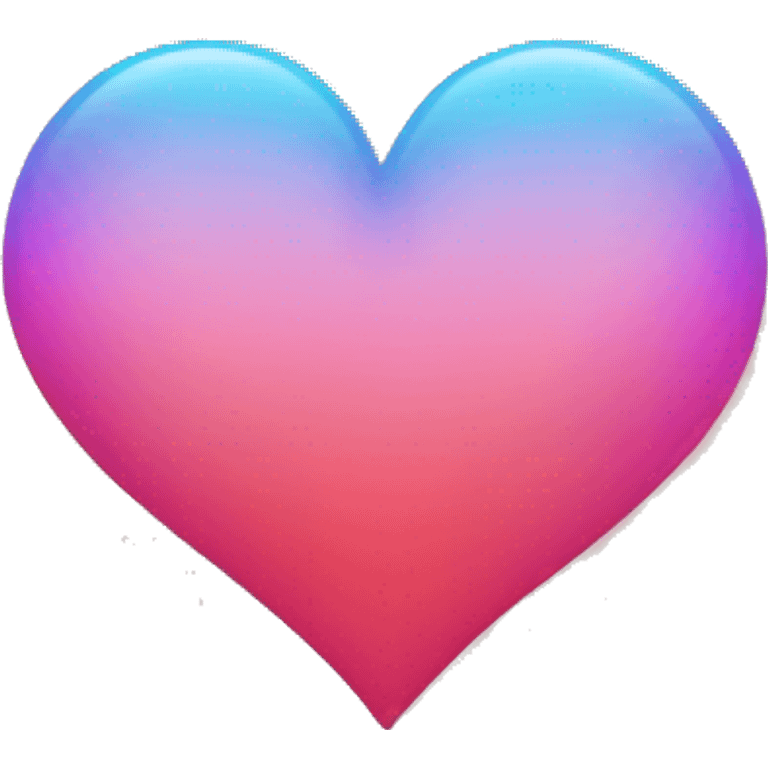 Gradient heart emoji