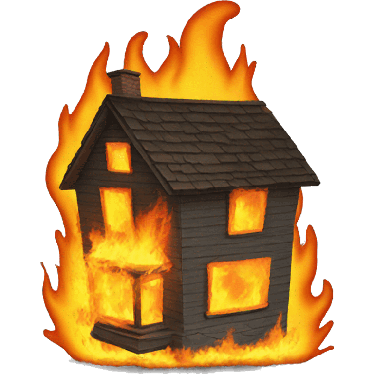 burning House emoji