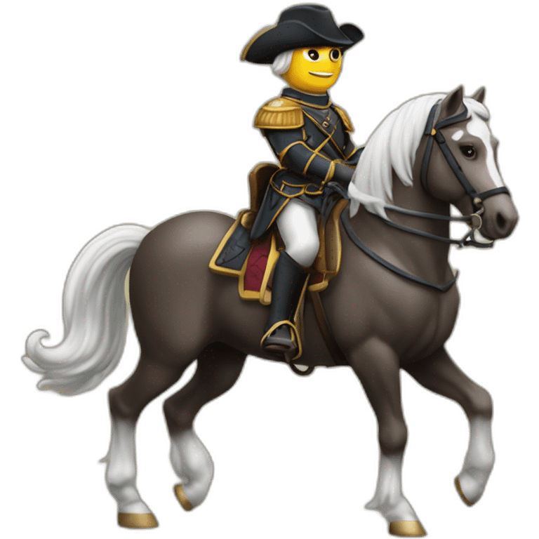 Cavaliere sur un cheval emoji