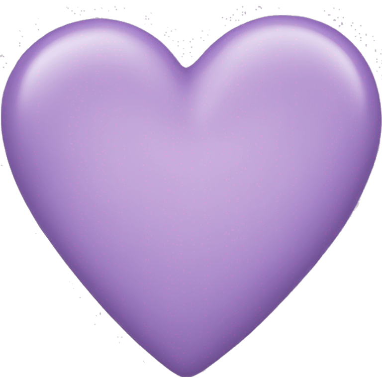 Lilac heart emoji