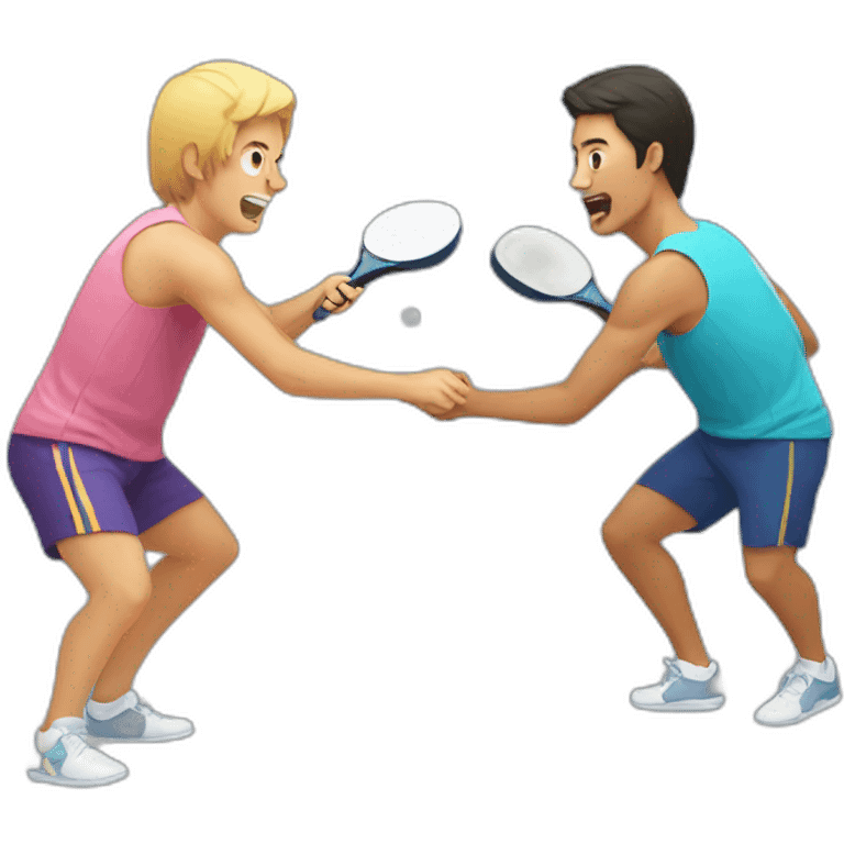 ping pong battle emoji