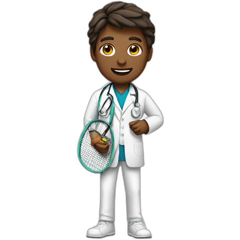 doctor playing tennis emoji