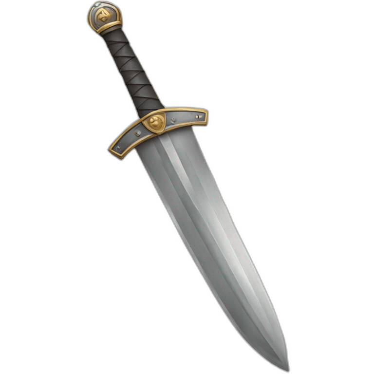 Scottish knight long sword emoji