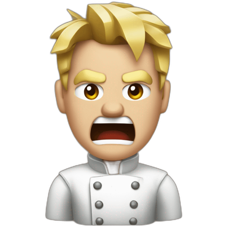 Gordon Ramsey angry pixel emoji