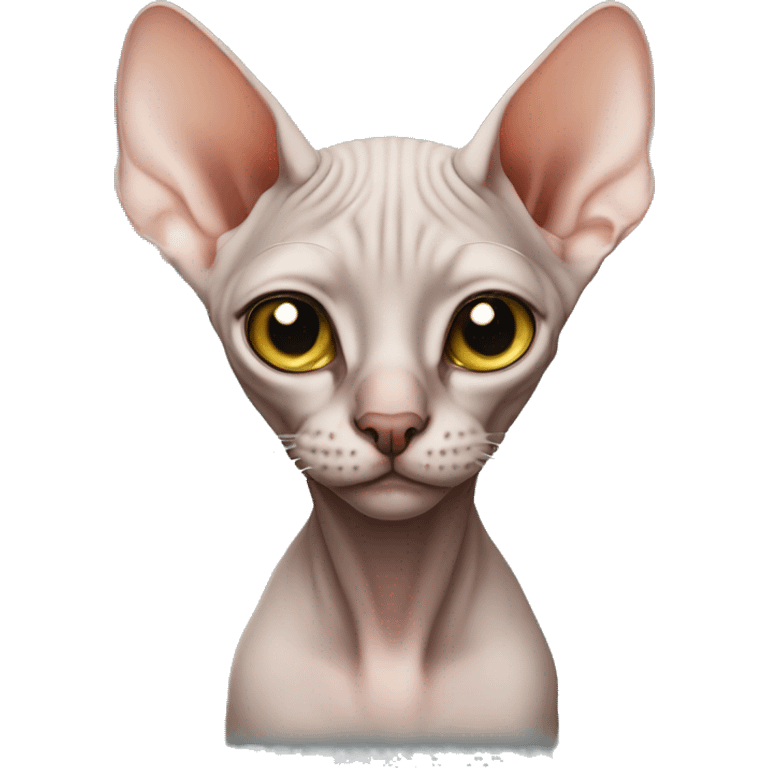 Hairless Sphinx Cat emoji