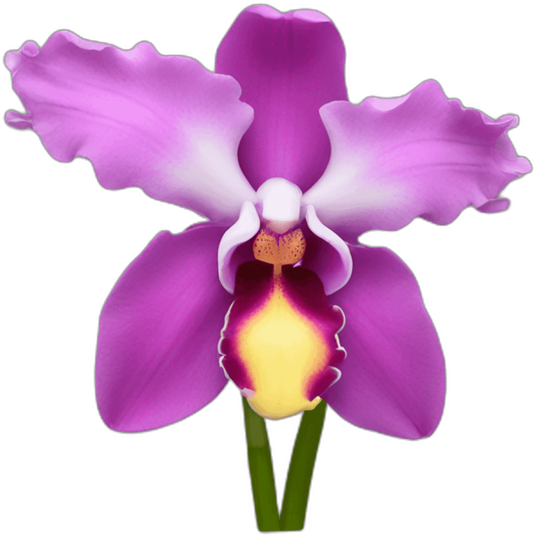 Cattleya Orchid flower emoji