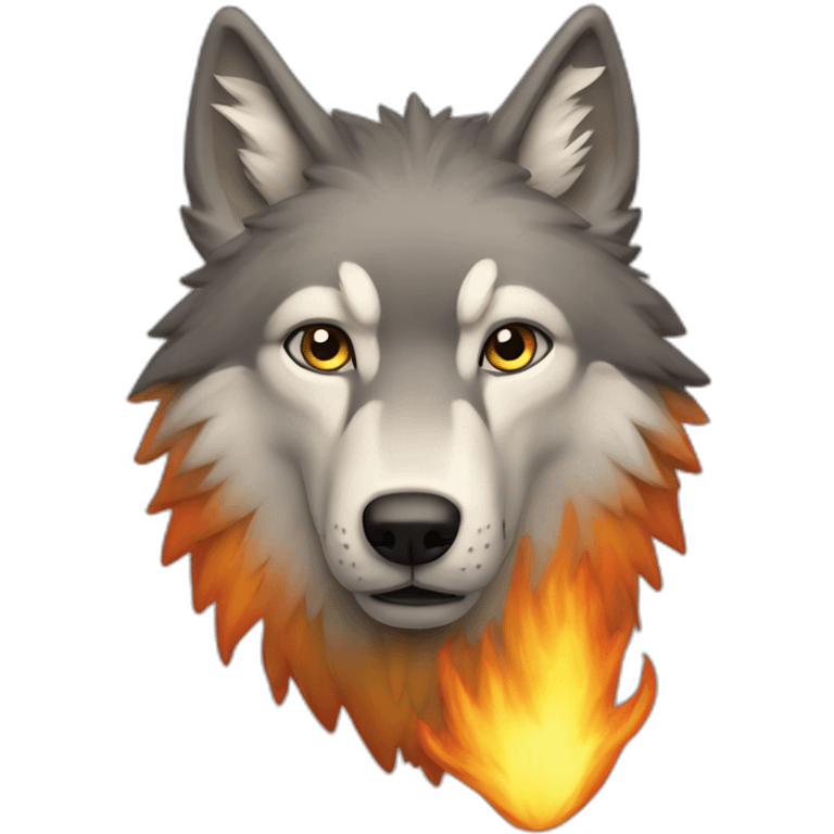 loup de feu emoji