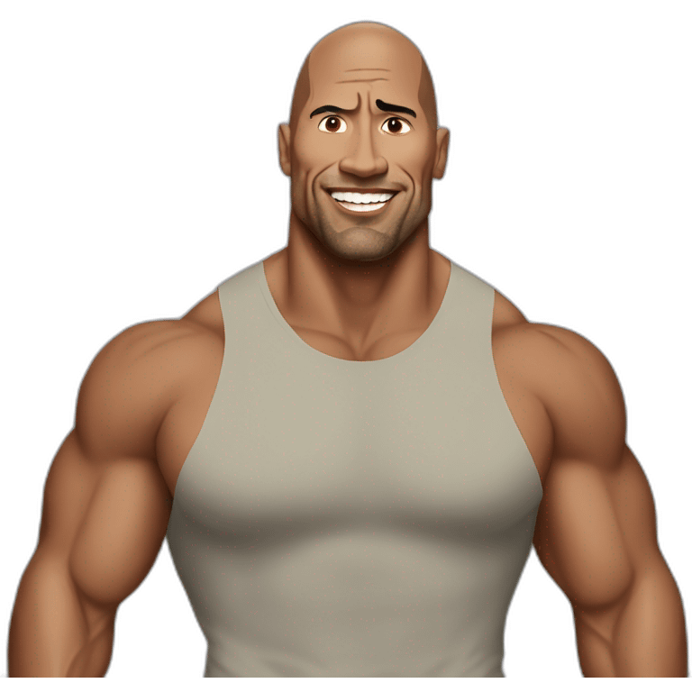 the rock  emoji