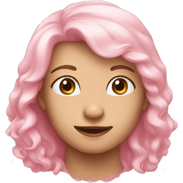 soft pink hea emoji